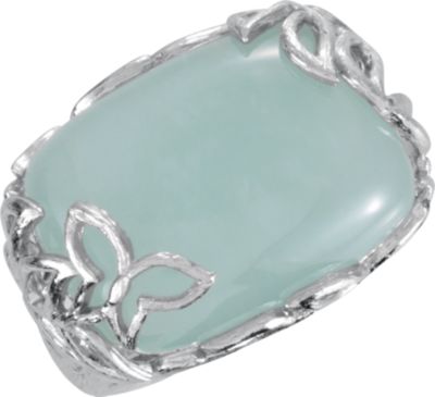 Leaf & Butterfly Design Ring