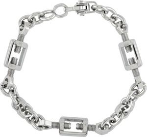 Stainless Steel Screw Link Bracelet or Chain