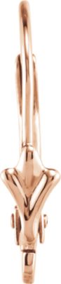 Lever Back with Open Ring