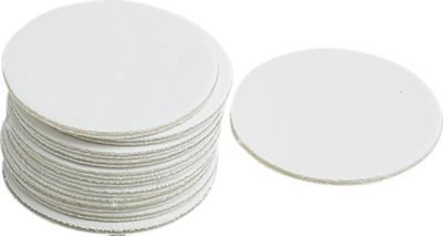White Ring Discs-Set of 12