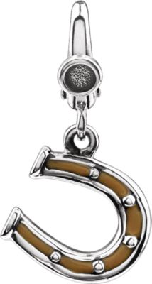 Enamel Horse Shoe Charm