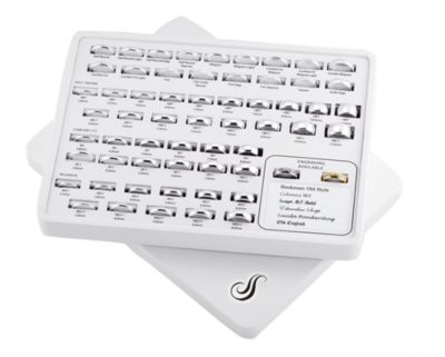 60 pc. Sterling Silver Classic Wedding Band Selling System