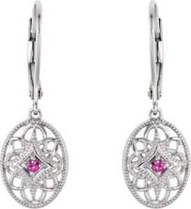 Decorative Lever Back Earrings