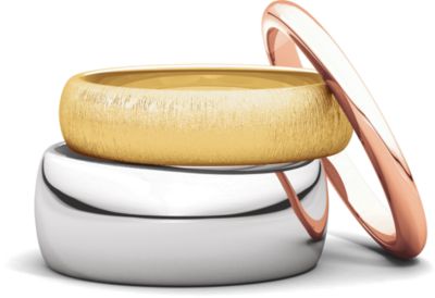 Half Round Wedding Bands