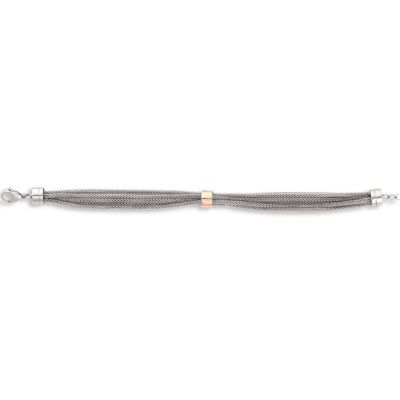 Amalfi&trade; Stainless Steel Mesh Bracelet with Immersion Plate