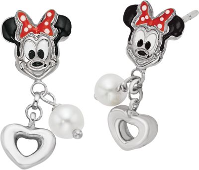 Disney&reg; Minnie Mouse & Pearl Earrings