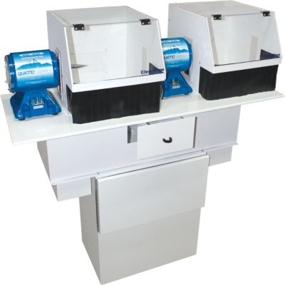 Quatro Stand-Up Double Station Polishing Unit 2 1/2 HP