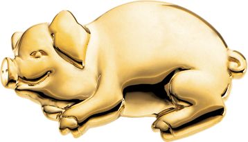 Bonnie the Pig Brooch