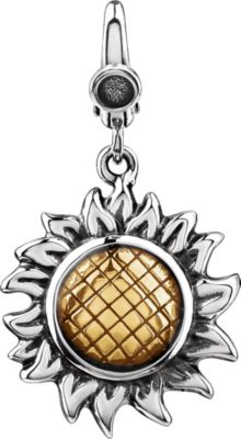 Enamel Sunflower Charm
