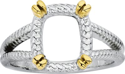 Ring Mounting for Antique Cushion Center