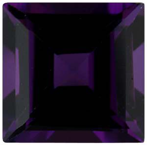 Square Imitation Amethyst