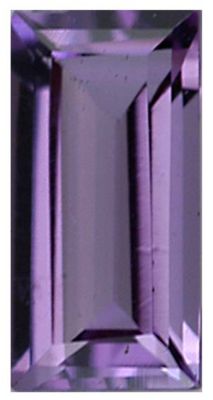 Straight Baguette Imitation Amethyst