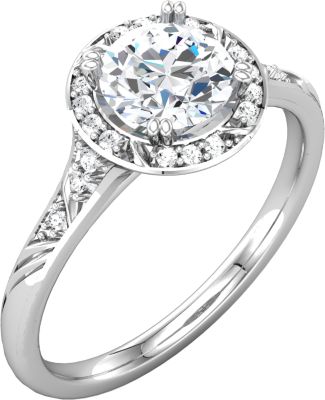 Sculptural-Inspired Engagement Ring
