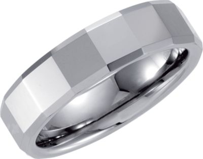 Dura Tungsten&reg; Square Beveled Band