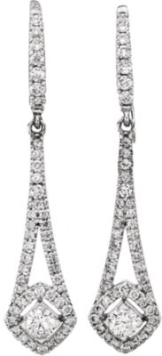 3/4 ct tw Diamond Earrings
