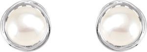 Omega Clip Earrings for Pearl