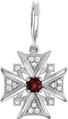 Vintage-Inspired Cross Dangle Charm