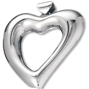 Amalfi&trade; Stainless Steel Heart Pendant