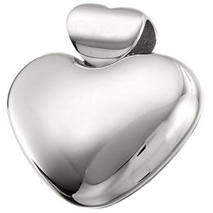 Amalfi&trade; Stainless Steel Heart Pendant