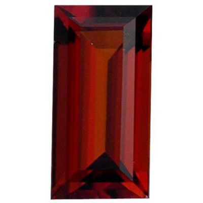 Straight Baguette Genuine Mozambique Garnet
