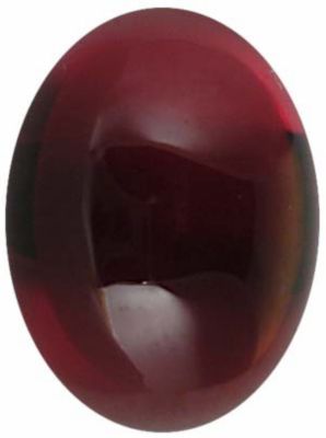 Oval Genuine Cabochon Rhodolite Garnet