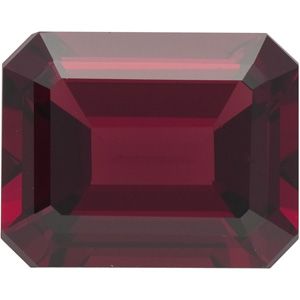 Emerald/Octagon Genuine Mozambique Garnet