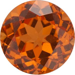 Round Genuine Spessartite Garnet