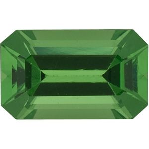 Emerald/Octagon Genuine Tsavorite Garnet