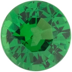 Round Genuine Tsavorite Garnet