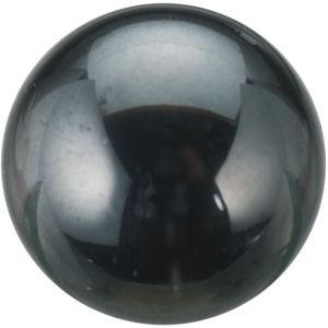 Round Genuine Hematite Bead