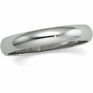 Half Round Wedding Band