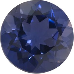Round Genuine Iolite