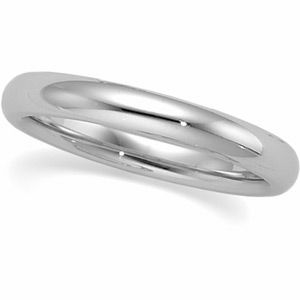 Comfort Fit Wedding Band - Size 7, 2mm - 8mm