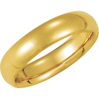 Comfort Fit Wedding Band -Size 9, 2mm - 8mm
