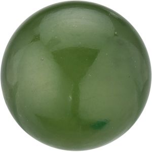 Round Genuine Nephrite Jade Bead