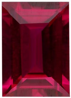 Cushion Imitation Ruby