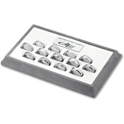 White Dura Tungsten&trade; 13 Pc. Wedding Band Kit