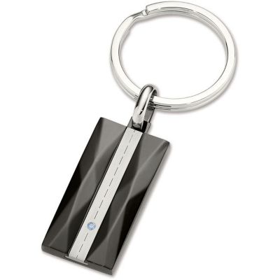 Stainless Steel Key Ring with Titanium Center and Immerse Plating