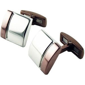 Stainless Steel Cuff Links with Immerse Plating