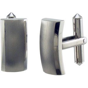 Titanium Rectangular Cuff Links