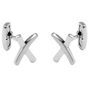Stainless Steel Satin & Polished Cuff Links