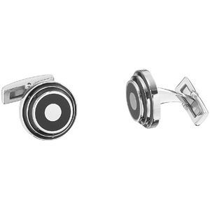 Stainless Steel Cuff Links with Onyx