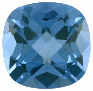 Antique Square Imitation Aquamarine