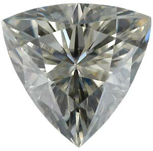 Charles & Colvard&trade; Created Moissanite - Trillion Faceted; Very Good Quality