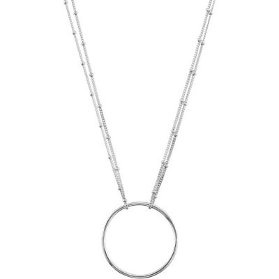 Necklace with Circle Dangle 