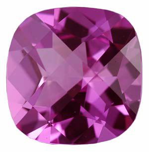 Antique Square Imitation Pink Tourmaline