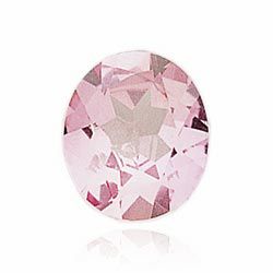 Oval Imitation Pink Tourmaline