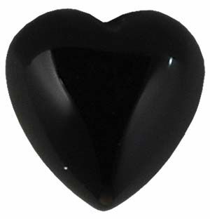 Heart Genuine Cabochon Onyx