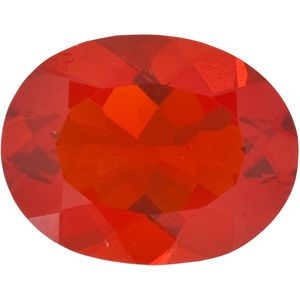 Oval Genuine Mexican Fire Opal