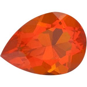 Pear Genuine Mexican Fire Opal